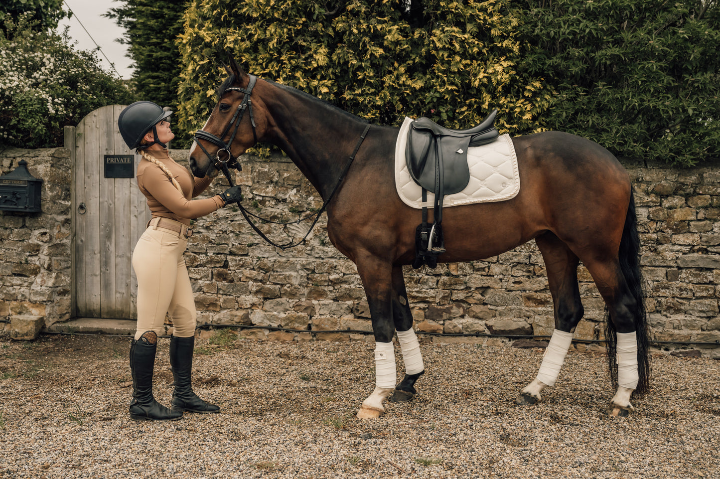 Sophia Show Breeches- Suede Knee Patch