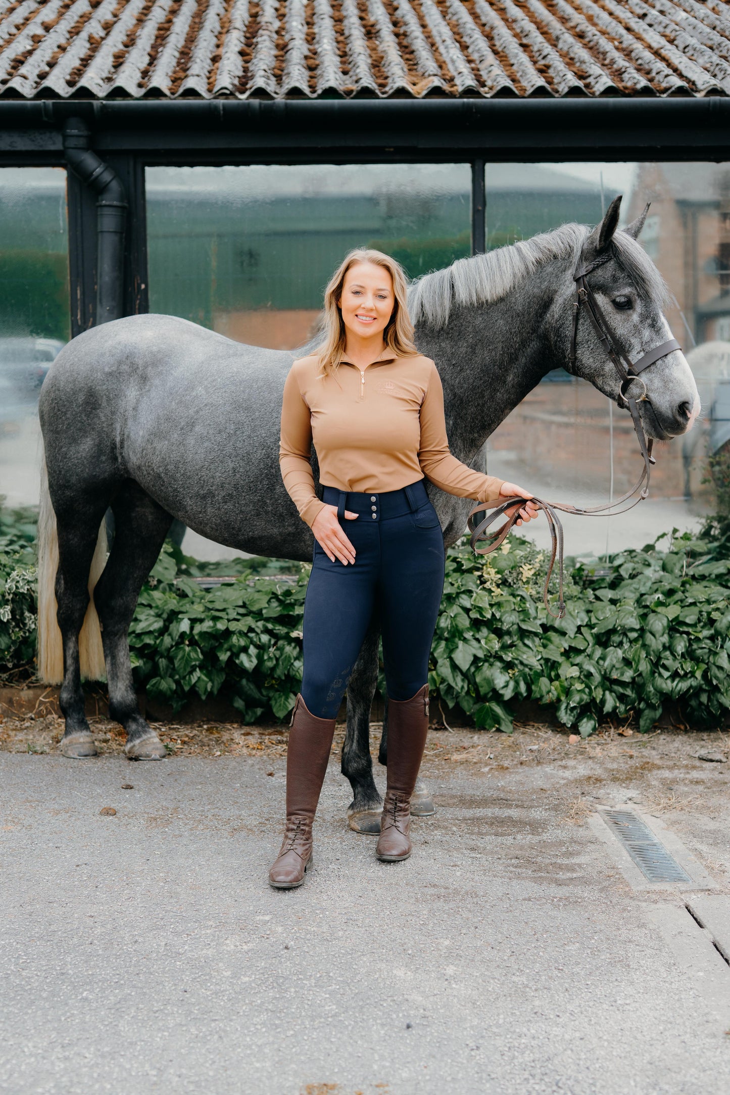 Sophia Breeches- Classic Navy