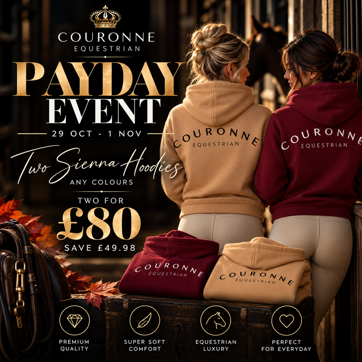 Two Sienna Hoodies | PAYDAY EXCLUSIVE.