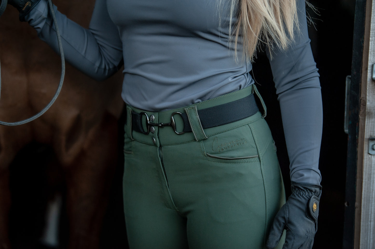 Sophia Breeches- Forest Green