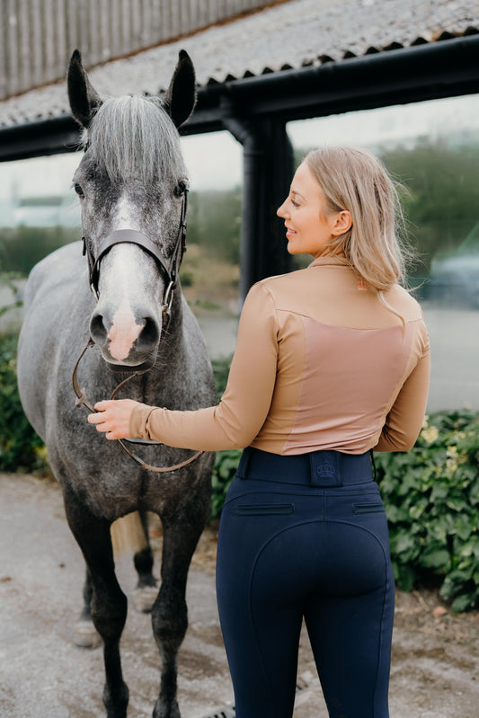 Sophia Breeches- Classic Navy