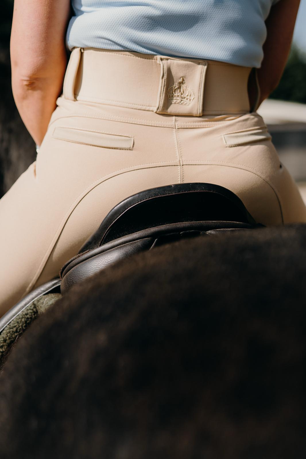 Sophia Show Breeches- Suede Knee Patch