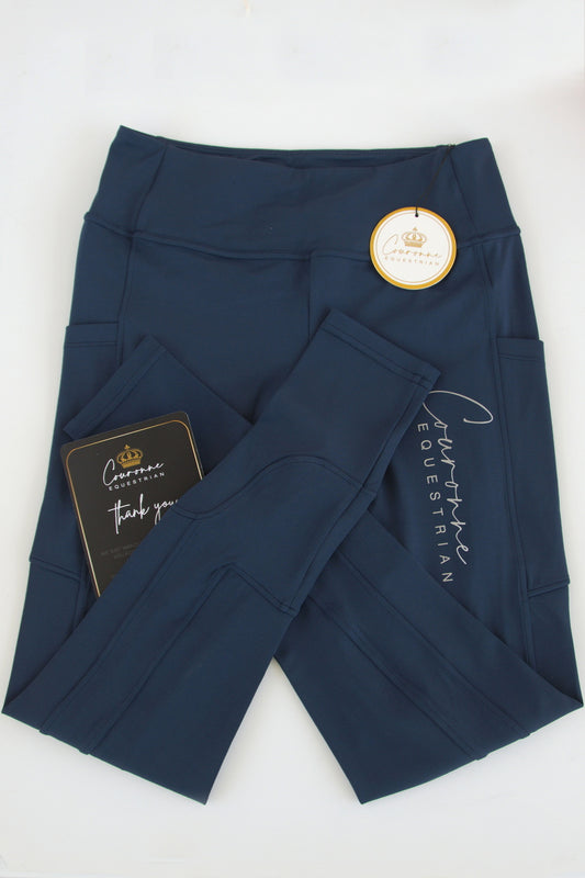 Classic Navy Riding Leggings