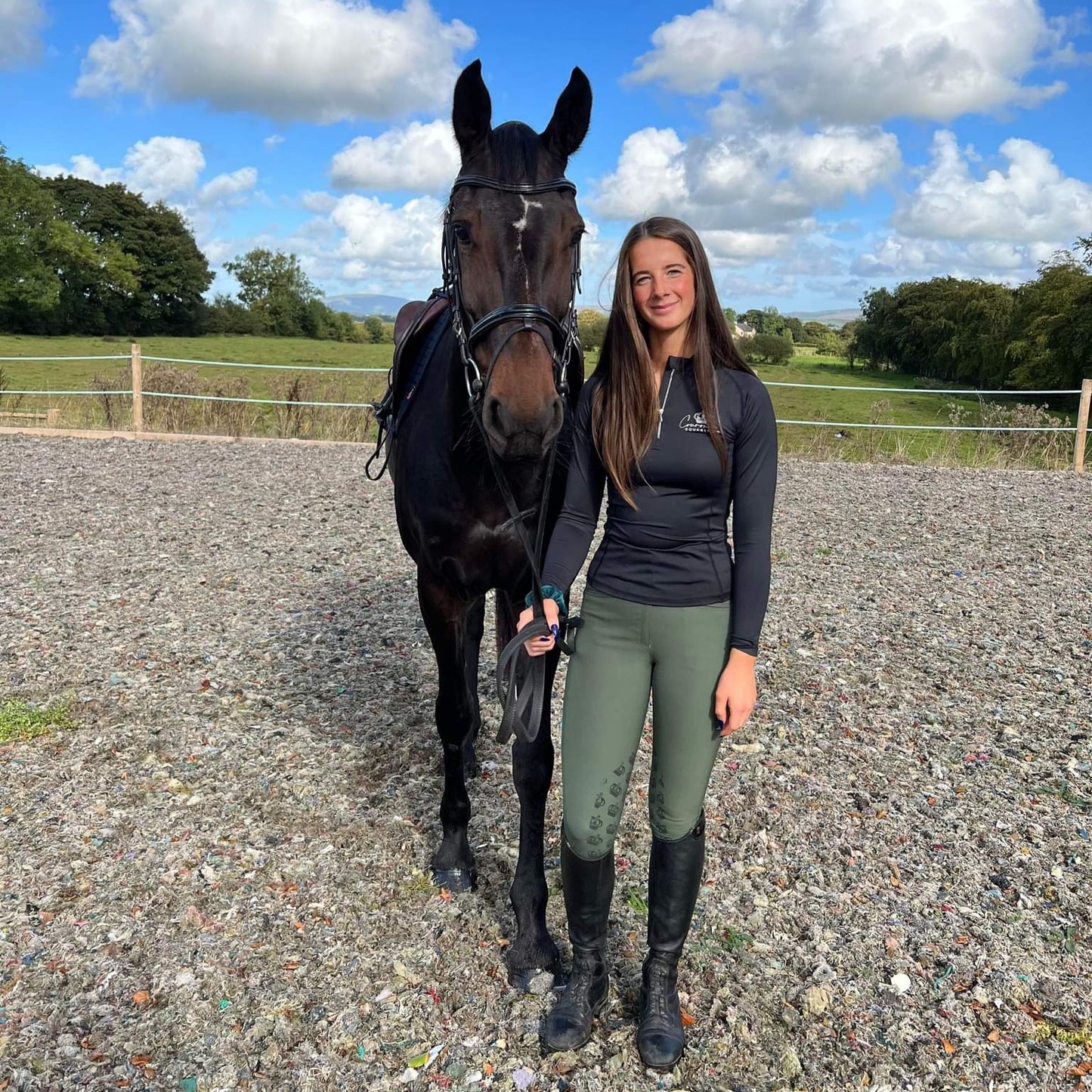 Sophia Breeches- Forest Green