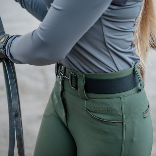 Sophia Breeches- Forest Green